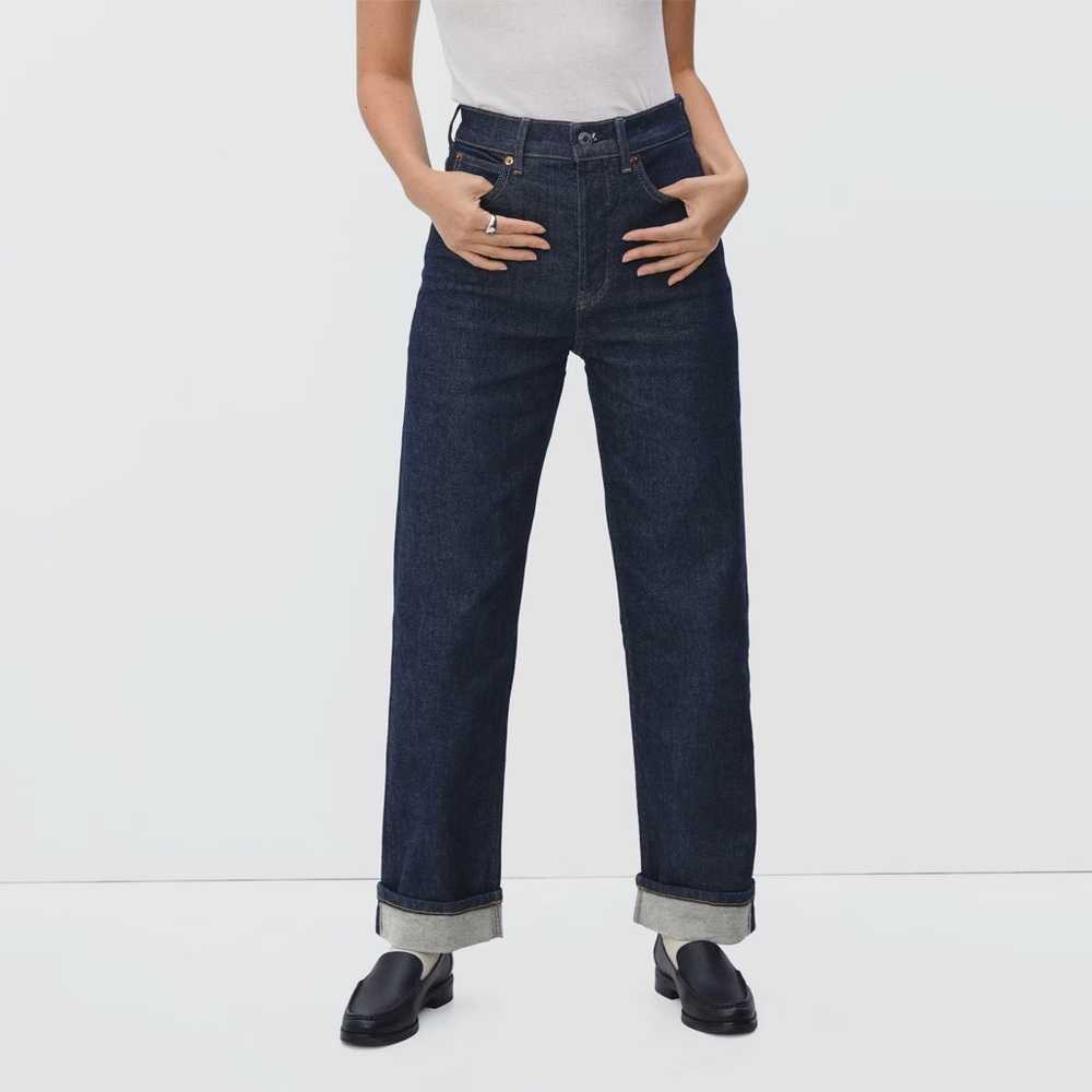 Everlane Way-High Jean in Indigo Rinse Size 25